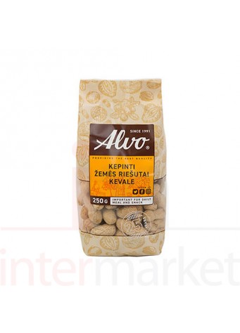 Riešutai žemės kepinti kevale ALVO 250g